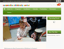 Tablet Screenshot of coopchild.org